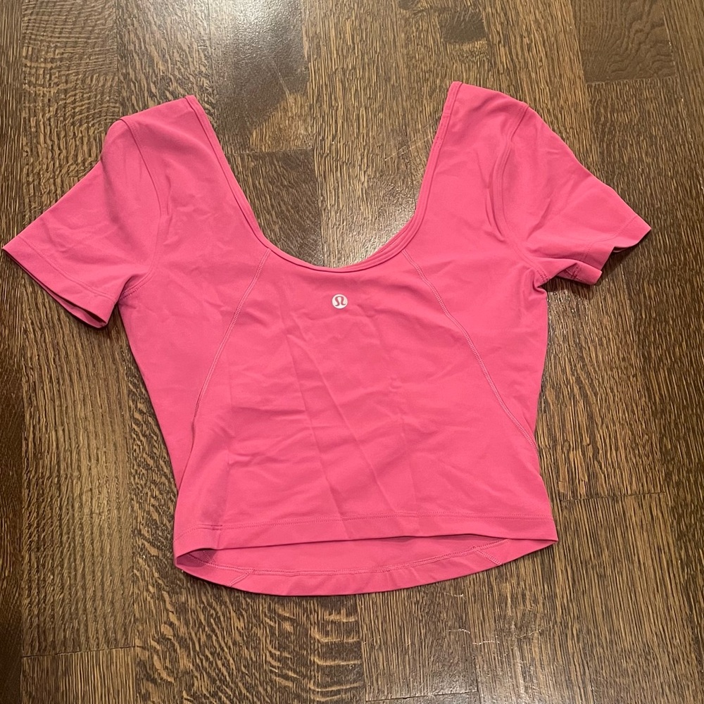 Sonic pink lulu lemon top